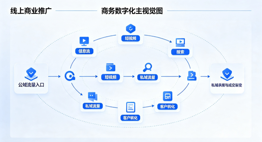 城南区线上商业推广怎么做？全域流量闭环搭建与低成本转化实战指南